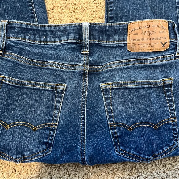 Lot of 3 Pairs Mens Dark Wash American Eagle Jeans 29 and 30x32 - Picture 5 of 10